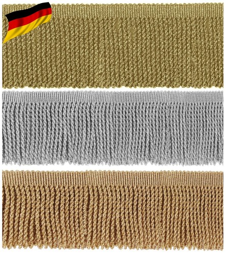 Metallisierte fransen - metallisierte,