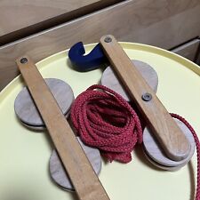 HABA Flaschenzug Seilwinde Seilzug Holz Massiv Spielzeug Für Baumhaus (bespielt)