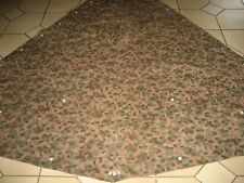 Old Tent shelter, Poncho, Pea/swamp, reversable,like German army SS camouflage,