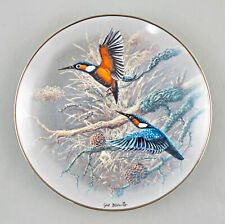 a-9240247 Wand-Teller Sammelteller Eisvögel "Juwelen der Vogelwelt" 1992