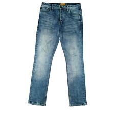 Jack & Jones Clark Herren Jeans Hose Stretch regular F. straight 46 W29 L32 blau