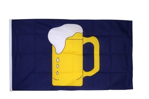 Fahne bier flagge biertrinker - fahne,
