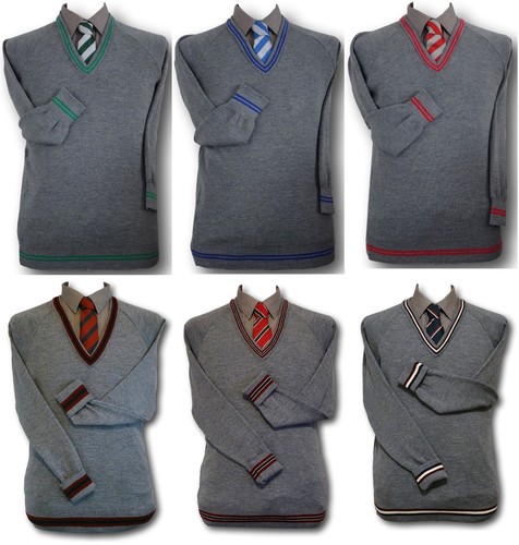 Graue woll schuluniform - graue,