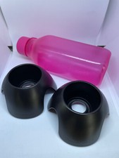 Tupperware 1 x Eco easy 500 ml eckig Flasche rosa  + 2 x ständer