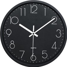 Wanduhr still, modern, groß