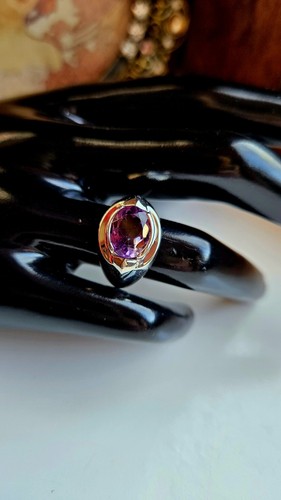 Amethyst silberring - amethyst, silberring°.