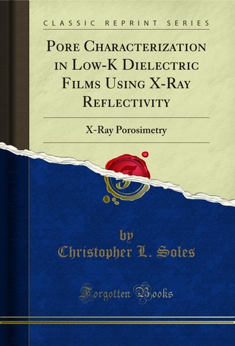 Pore characterization low k - characterization, low-k