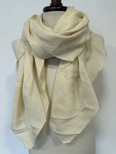 Damen Schal Tuch Beige Creme