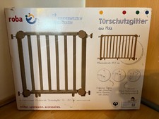 Roba Türschutzgitter Verstellbreite von 72 - 115,5 cm hellbraun