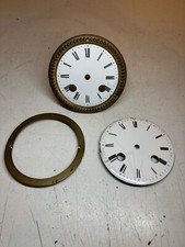 2 Antike Pendulen Zifferblätter Emaillie Pendule