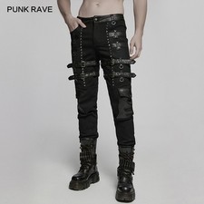 Punk Rave Men Black Gothic