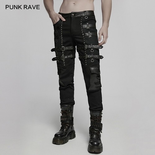 Punk rave men black gothic - punk,