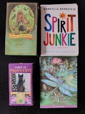"Pagan Cats" (Mini-Tarot) u. "Forest Of Enchantment" (Tarot) + 2 x Orakel-Karten