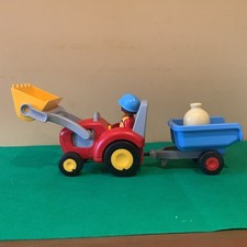 Playmobil 123 bau bagger und - bau,