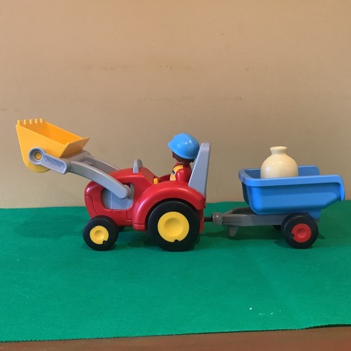 Playmobil 123 bau bagger - bau, und