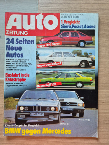 Auto zeitung 1982 audi - auto, 100