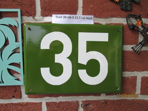 Hausnummer gebraucht 35 - nr.,