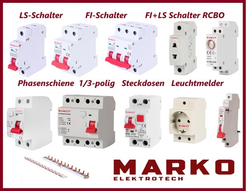 Schalter rcbo - fi+ls,