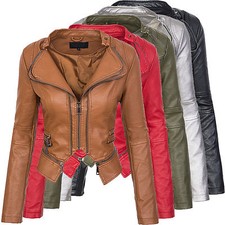 Damen biker jacke übergangs
