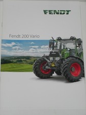  FENDT 200 Vario Traktoren Prospekt von 08/2016 ( FENDT 355 )