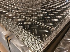 3 Stück Aluminium Riffelblech
