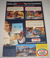Jahr 1970 orig. Reklame Werbung stabo System heiße Tips für Autofans! Autobahn 1