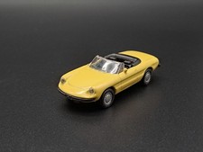 High Speed 1:87 Alfa Romeo Spider Fastback „Coda Tronca“ Cabrio gelb