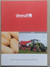 DEWULF R2060 Kartoffelvollernter Kartoffelroder Prospekt Traktor Schlepper