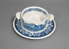 Suppentasse mit UT Tasse Villeroy & Boch Blue Castle 