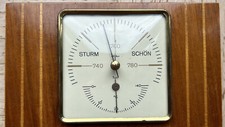 Fischer  Barometer Holz Maße