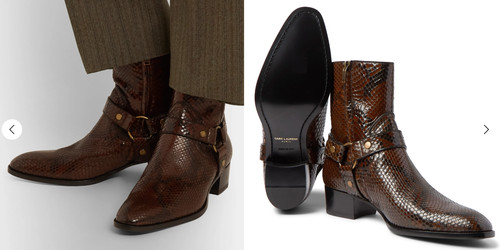 Saint laurent ysl wyatt python - ysl,