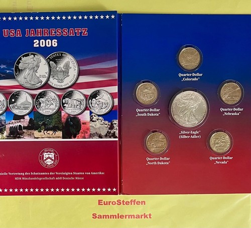 Usa jahressatz 2006 silver - usa,