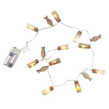 LED Girlande Glas Fisch