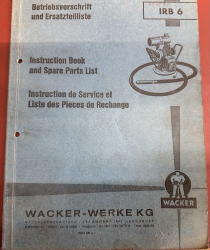 Wacker neuson irb6 - neuson,