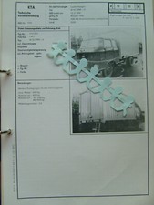 LKW IFA W 50 L /MK 2 Thermokofferw. 1985 DDR KFZ-Brief KTA Vorlage f. Zulassung