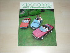 63171) Fiat X 1/9 - Spidereuropa - Ritmo Cabrio Prospekt 07/1984