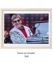 Elton John handsigniertes Foto