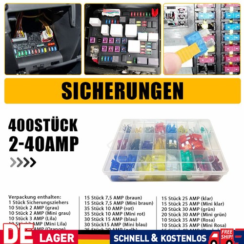 400stück kfz sicherungen - 400stück,