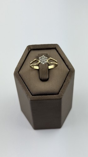 Diamantring gold vintage - 9, gold,