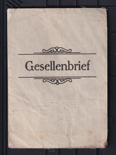 Gesellenbrief schneider - gesellenbrief,