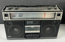 Saba RCR 405 4-Band Stereo Radio Cassette Recorder Boombox -Teildefekt- #ST476