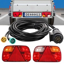 Rückleuchten Set 13 Polig 5m Verkabelt Anhänger Anhängerbeleuchtung Rücklichter