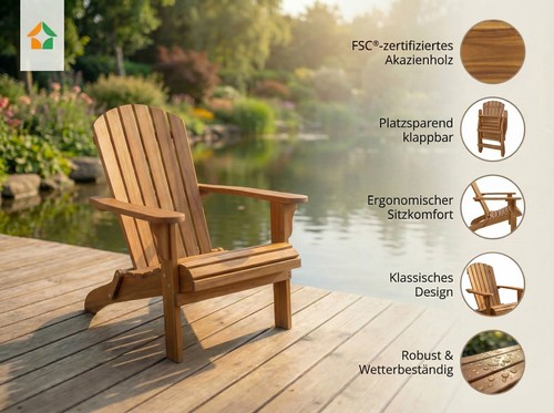 Klappbarer adirondack - klappbarer,