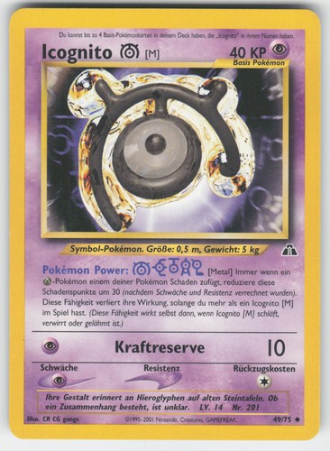 Pokémon icognito de - 49/75,