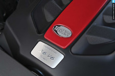 PORSCHE CAYENNE 958 S GTS / PANAMERA 970 S 4S -TECHART- ENGINE STYLING COVER RED