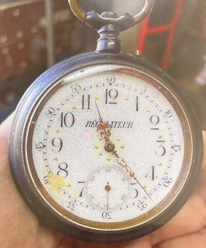 Taschenuhr regulator aus - aus, stahl