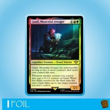 Gimli, Mournful Avenger | Magic MTG | Lord of the Rings | NM | EN | Rare | Foil