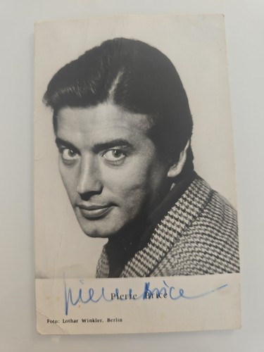 Pierre brice autogramm - pierre,