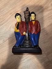 Dick und Doof Keramik Figur mit Stehlampe ca. 17 cm
