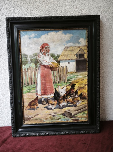 ölgemälde 1920er realismus - Ölgemälde,